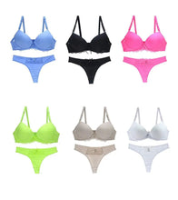 Cargar imagen en el visor de la galería, Lace Dream Push-Up Bra & Thong Set