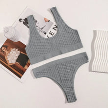 Cargar imagen en el visor de la galería, Ribbed Seamless Lounge Set