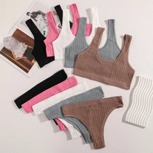 Cargar imagen en el visor de la galería, Ribbed Seamless Lounge Set