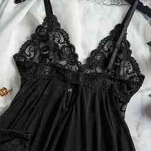 Cargar imagen en el visor de la galería, Lace Ruffle Babydoll Lingerie Set