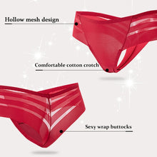 Cargar imagen en el visor de la galería, Sheer Stripe Comfort Panties