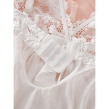 Cargar imagen en el visor de la galería, Lace Ruffle Babydoll Lingerie Set
