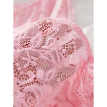 Cargar imagen en el visor de la galería, Lace Ruffle Babydoll Lingerie Set
