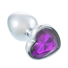 Load image into Gallery viewer, Heart Shaped Stainless Steel Anal Plug
